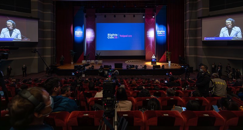 RightsCon is held in Taipei in 2025. Photo courtesy of the Presidential Office