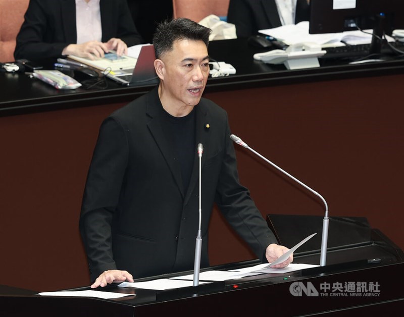 KMT caucus secretary-general Lin Pei-hsiang. CNA photo May 14, 2026