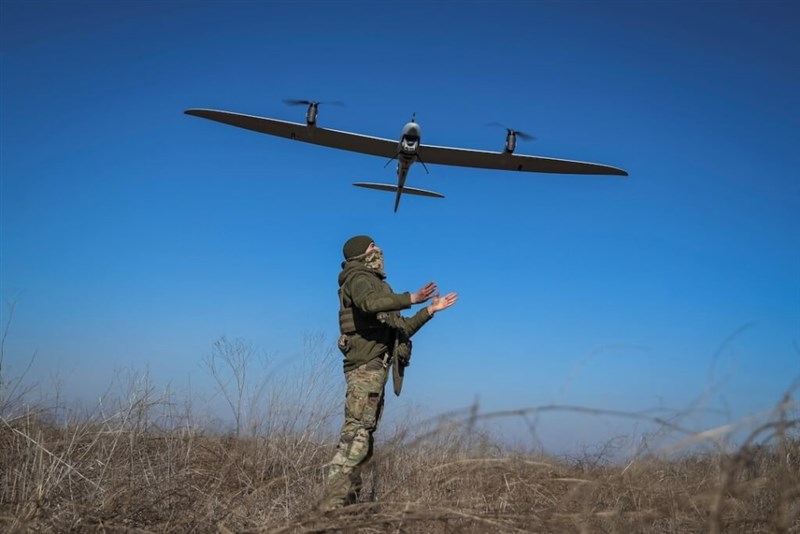 A Ukrainian military drone. Photo courtesy of Reuters