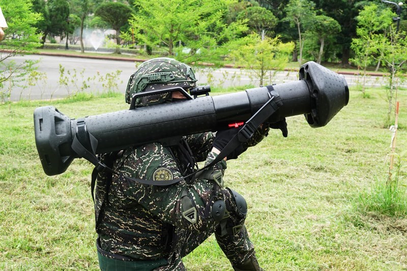 The second-generation Kestrel rocket launcher system. CNA photo May 19, 2026