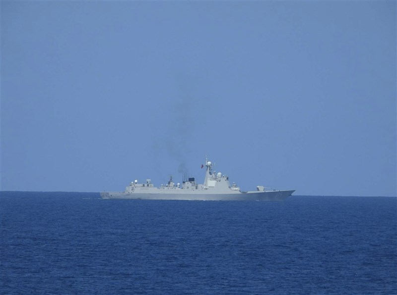 The "Yinchuan," a Chinese Type 052D destroyer. Photo courtesy of the Ministry of National Defense May 19, 2026