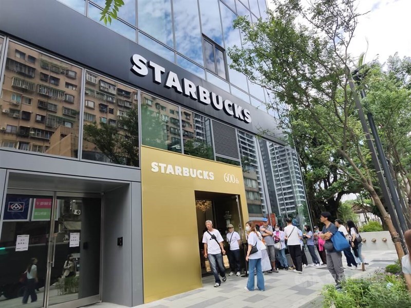 Starbucks Taiwan's 600th branch. CNA photo May 24, 2026