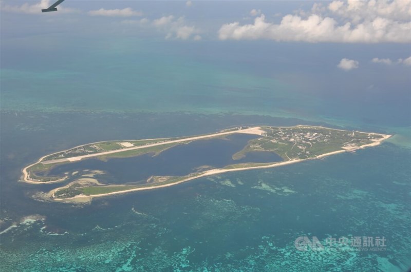 The Taiwan-controlled Dongsha Island. CNA file photo