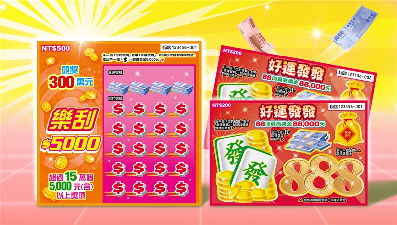 Image courtesy of Taiwan Lottery