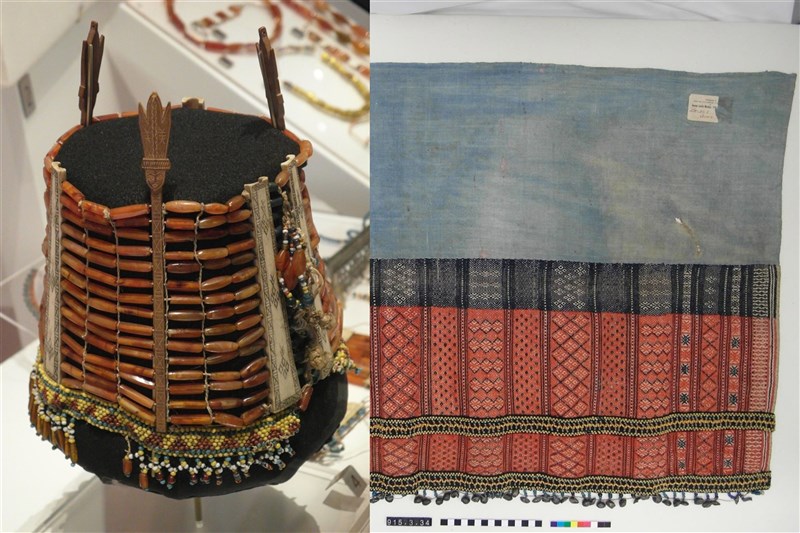 Two Kavalan artifacts held at the Royal Ontario Museum in Canada. Photos taken from the Kavalan Cultural Foundation of Hualien County
