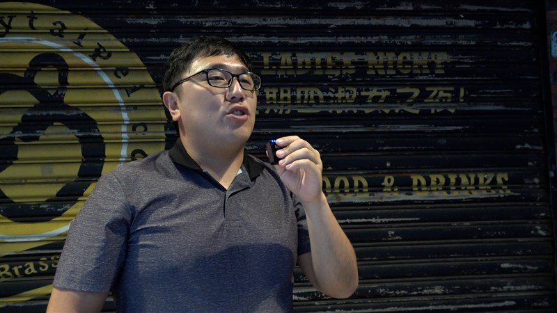 Taiwanese soccer fan Lee Guang-yu. CNA photo June 12, 2026