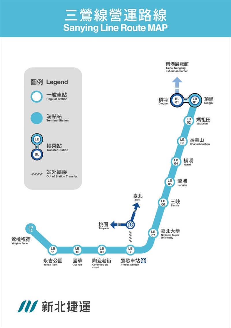 Graphic taken from ntmetro.com.tw