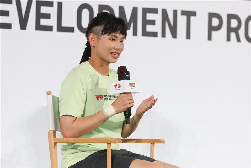 Retired Taiwanese badminton ace Tai Tzu-ying at a promotional event on Friday. CNA photo July 3, 2026