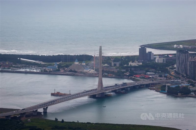 The Danjiang Bridge. CNA file photo