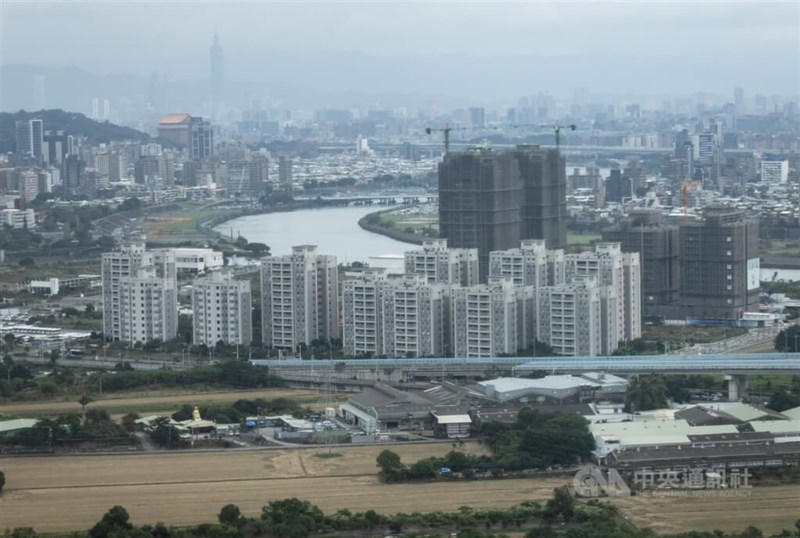 Residential buildings in Taipei. CNA file photo