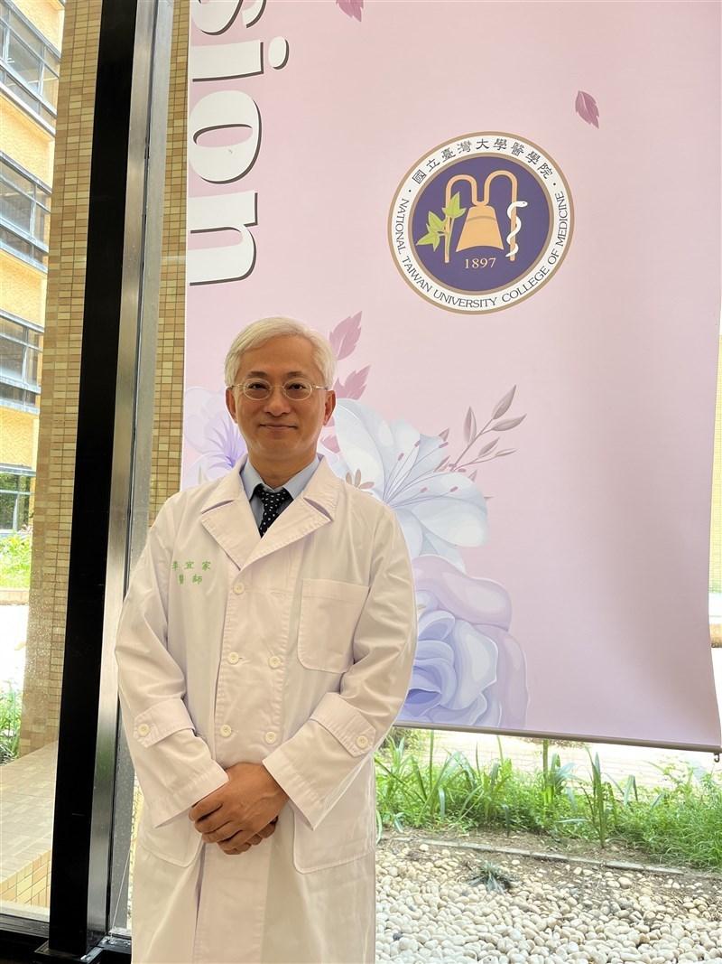 Gastroenterologist Lee Yi-chia poses for a photo at National Taiwan University’s College of Medicine in Taipei on Tuesday. CNA photo July 17, 2026