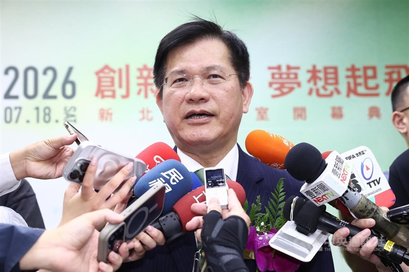 Foreign Minister Lin Chia‑lung. CNA photo July 18, 2026
