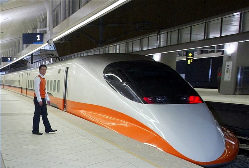 A Taiwan High Speed Rail train. CNA file photo
