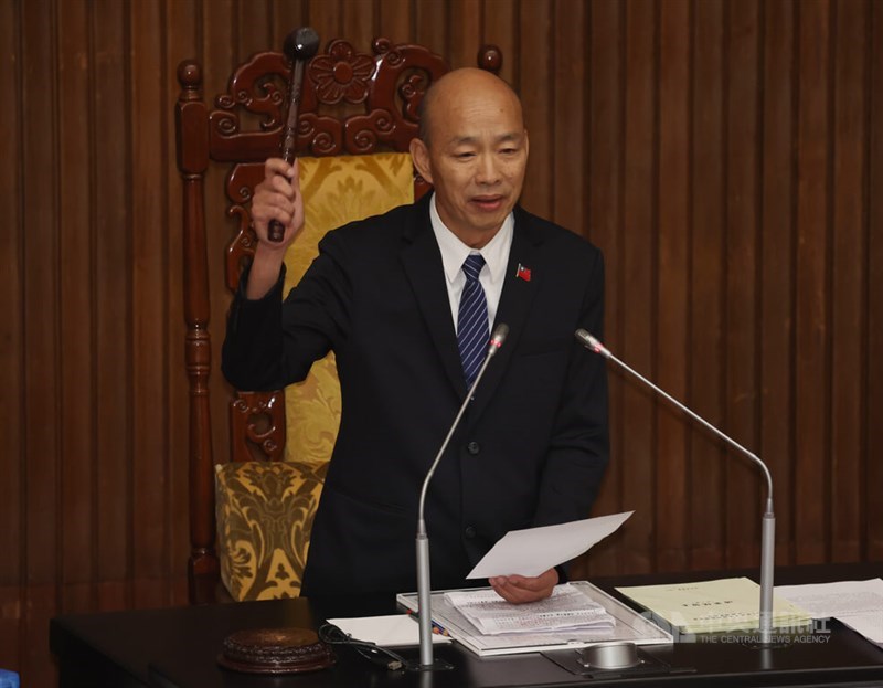 Legislative Speaker Han Kuo-yu. CNA photo Aug. 14, 2026