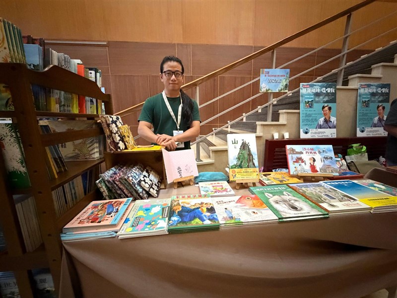 Taiwanese original children's books addressing the United Nations Sustainable Development Goals on display at the National Museum of Taiwan Literature in in Tainan. Photo courtesy of the Society of Children’s Literature, R.O.C.