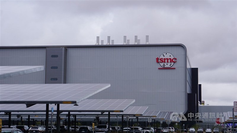 TSMC's plant in Phoenix, Arizona. CNA file photo