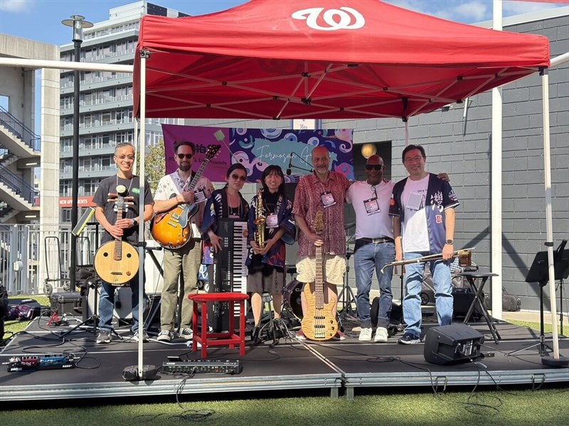 Formosan Groove performs at the Washington Nationals' Taiwan Heritage Day. Photo courtesy of Formosan Groove