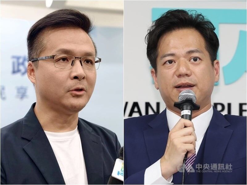 Kuomintang's Wu Hsu-chih (left) and Taiwan People's Party's Chiu Chen-yuan (right), the respective party's candidates for Zhubei mayor in Taiwan's Nov. 28 local elections. CNA composite file photo