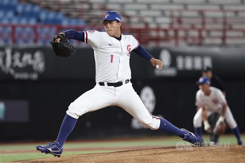 Taiwanese baseball player Liu Jen-yu. CNA photo Sept. 7, 2026