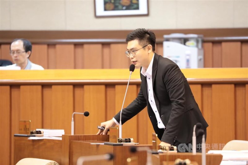 DPP councilor Chang Hao-han. CNA file photo