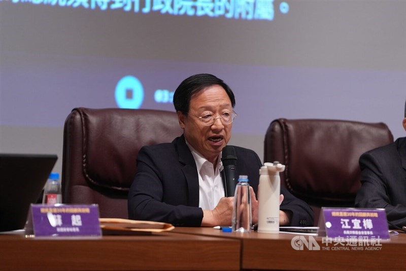Former Premier Jiang Yi-huah. CNA photo Sept. 12, 2026