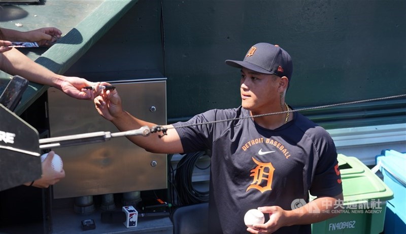 Detroit Tigers infielder Lee Hao-yu. CNA file photo