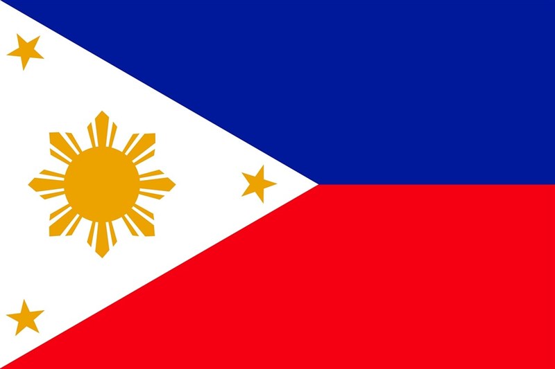 The Philippine flag. Image taken from Pixabay