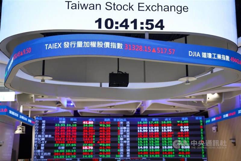 Taiwan Stock Exchange CNA file photo