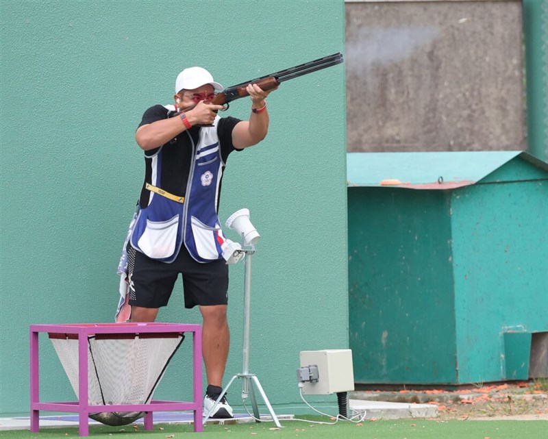 Taiwan’s Lee Meng‑yuan clinched bronze in men’s skeet at the 2026 Asian Games -- the nation’s first medal in the event. (Photo courtesy of Chinese Taipei Olympic Committee)
