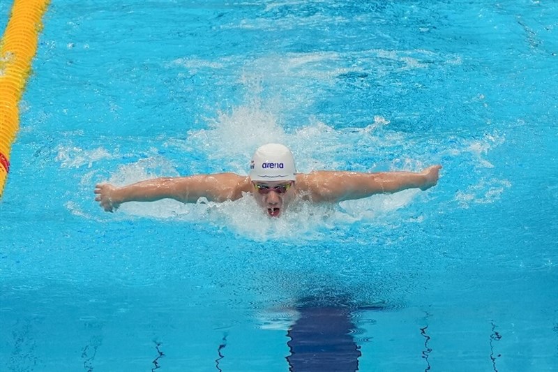 Taiwanese swimmer Wang Kuan-hung. Photo courtesy of the Chinese Taipei Olympic Committee