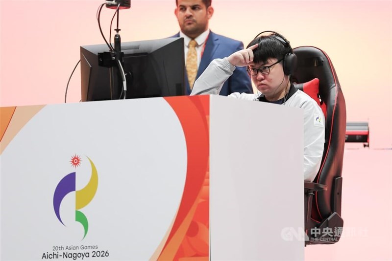 Kuo faces South Korea's Kang Dongshin in the semifinals on Saturday. CNA photo Sept. 26, 2026