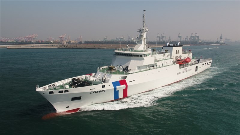 The Coast Guard Administration's 4,000-tonne-class Chiayi. Photo courtesy of the Coast Guard Administration
