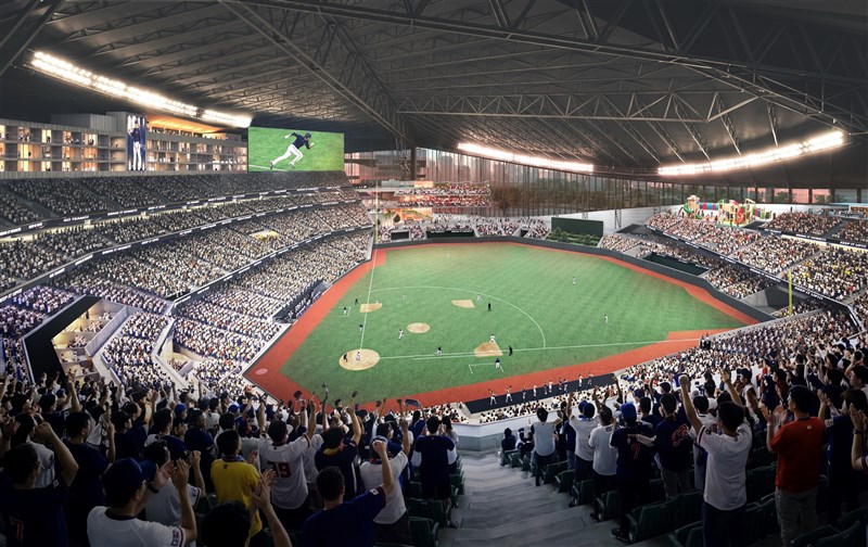 A rendering of the Taiwan Dome. Image courtesy of the Taichung City Government 
