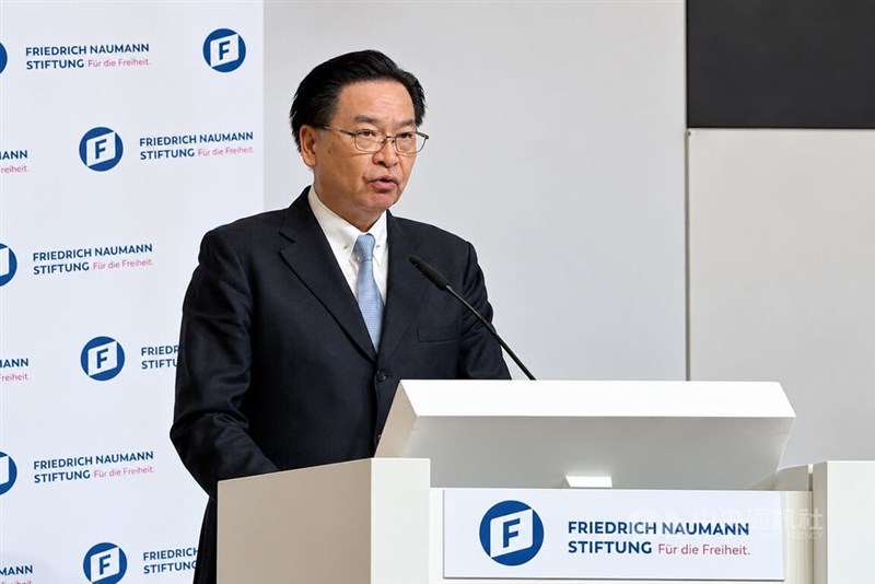 National Security Council Secretary-General Joseph Wu attends the Taiwan Forum hosted by the Friedrich Naumann Foundation for Freedom in Berlin on Thursday. CNA photo Oct. 17, 2026
