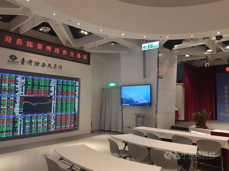 The Taiwan Stock Exchange. CNA file photo