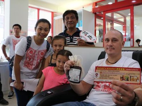 Belarusian makes first blood donation in Taiwan to 