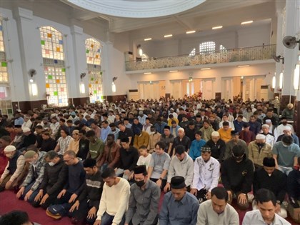 Thousands of Muslims gather across Taiwan for Eid al-Fitr prayers