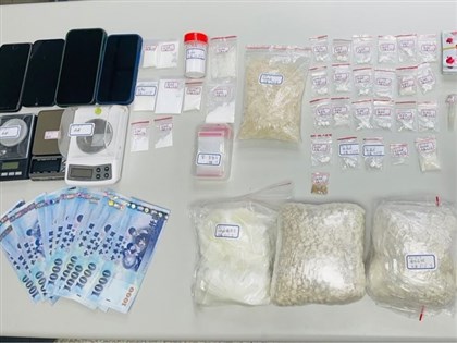 Taichung man charged with drug offenses following raid