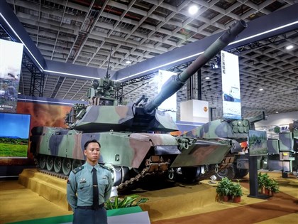 Abrams tank, HIMARS rocket launchers on display as Taipei defense expo opens