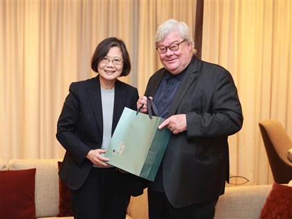 Former President Tsai arrives in Berlin for freedom conference