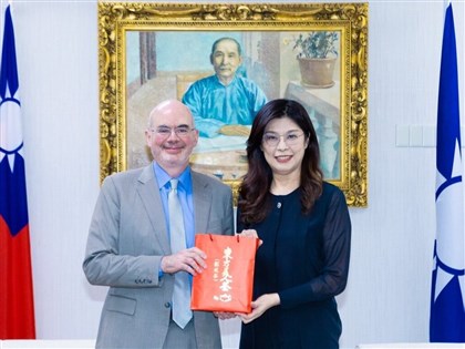 KMT chair meets with AIT head, stresses role of Taiwan-U.S. ties in regional peace