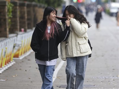 Lows of 14°C forecast for northern Taiwan next week