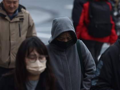 Cold air mass could plunge mercury to 12°C in Taiwan Saturday night