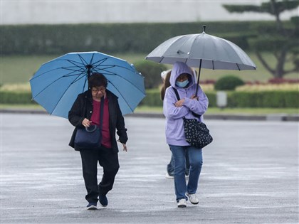 Rain expected in northern, eastern Taiwan as front moves in later Friday