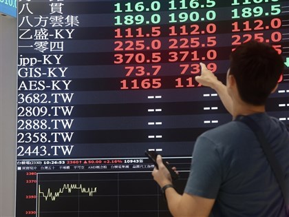 Taiwan shares close up 0.91%