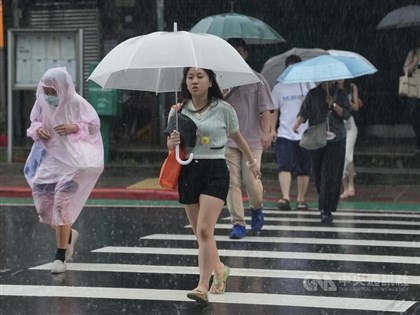 Heavy rain warning issued for northern, northeastern Taiwan