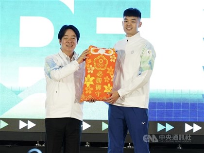 Lai highlights expanded support for Taiwan athletes at Asian Games