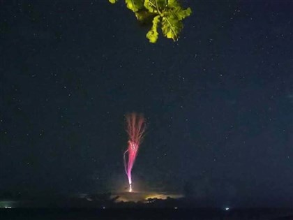 Rare 'red sprite' lightning spotted in Taitung