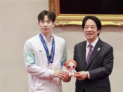 Lai lauds Taiwan athletes after lackluster Asian Games performance