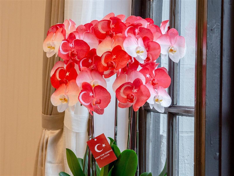 President offers prayers through orchids bearing Turkey flag design - Vimarsana News